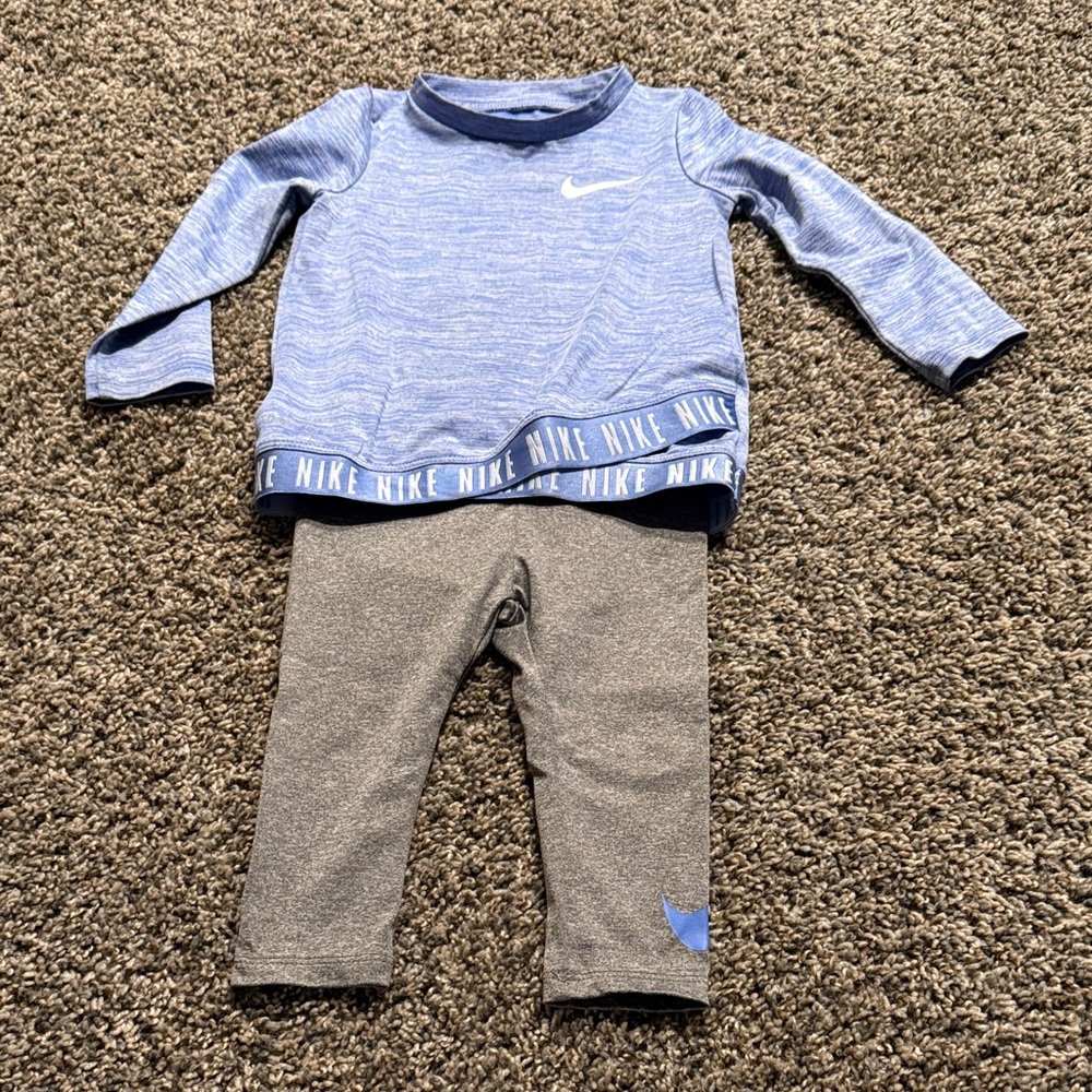Nike Blue and Gray Kids Set